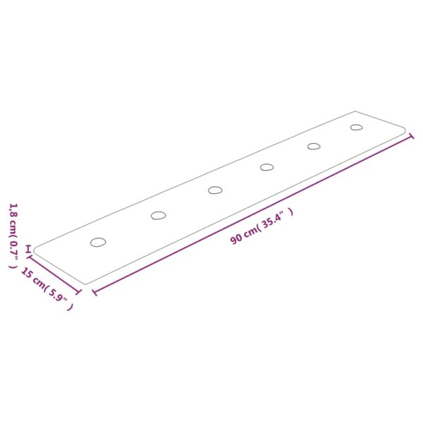 Zidne ploče od umjetne kože 12 kom crne 90 x 15 cm 1,62 m² Građevinski materijali Naručite namještaj na deko.hr 8