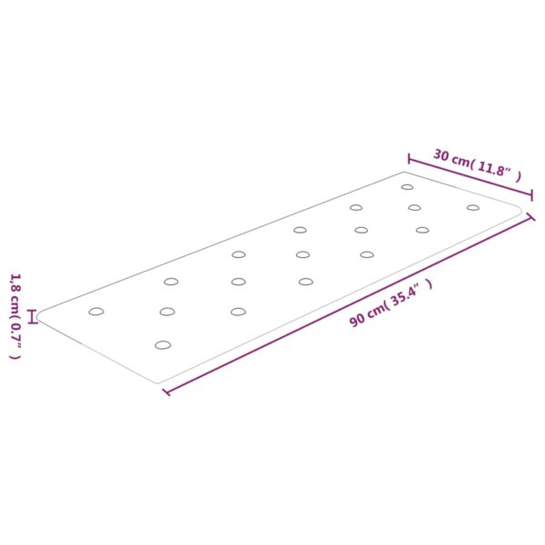 Zidne ploče 12 kom Crna 90 x 30 cm umjetna koža 3,24 m² Građevinski materijali Naručite namještaj na deko.hr 8