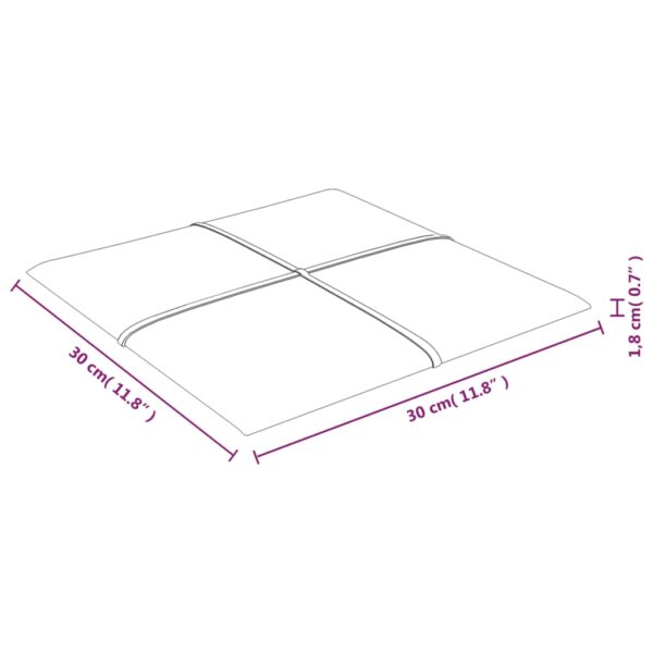 Zidne ploče od tkanine 12 kom tamnosive 30 x 30 cm 1,08 m² Građevinski materijali Naručite namještaj na deko.hr 8