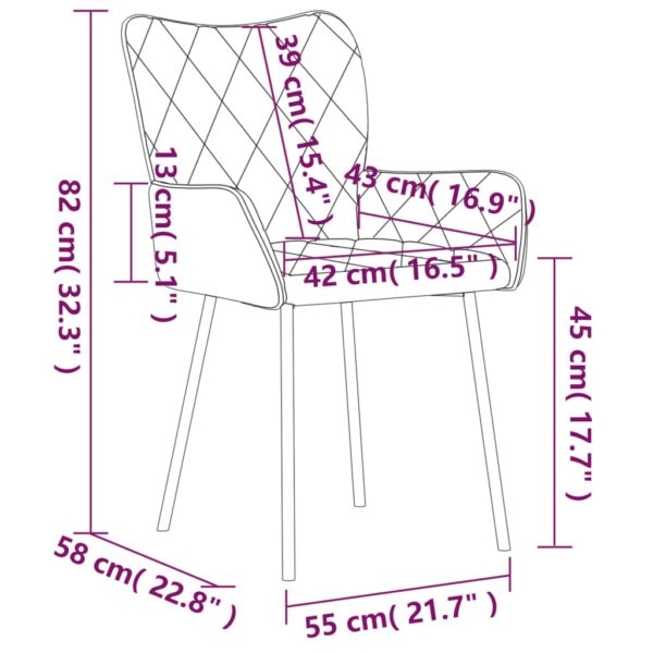 Blagovaonske stolice od tkanine 2 kom krem Kuhinjske i blagovaonske stolice Naručite namještaj na deko.hr 9