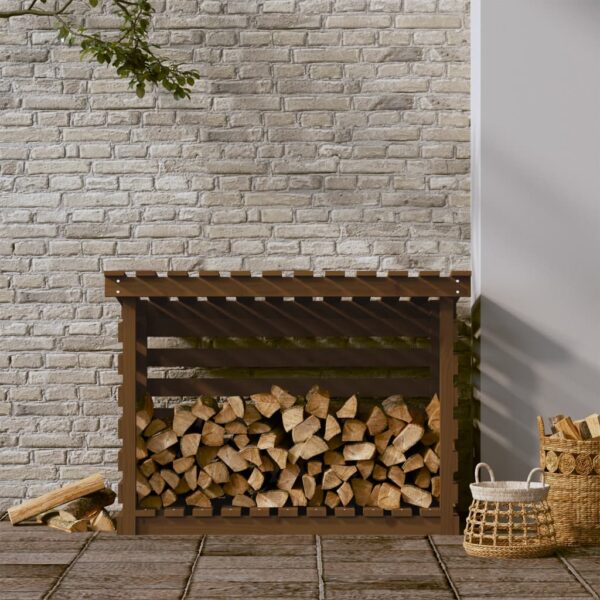 Stalak za drva za ogrjev boja meda 108 x 73 x 79 cm od borovine Dom i vrt Naručite namještaj na deko.hr 22