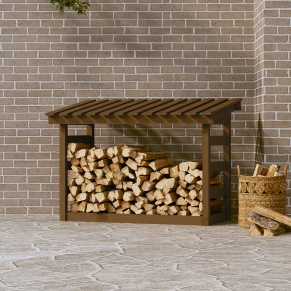 Stalak za drva za ogrjev boja meda 108×64,5×78 cm od borovine Dom i vrt Naručite namještaj na deko.hr 20