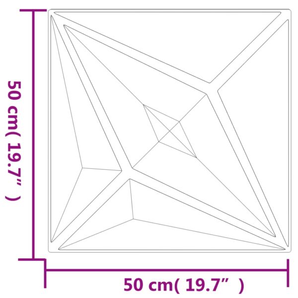 Zidni paneli 24 kom crni 50 x 50 cm XPS 6 m² uzorak zvijezde Građevinski materijali Naručite namještaj na deko.hr 26