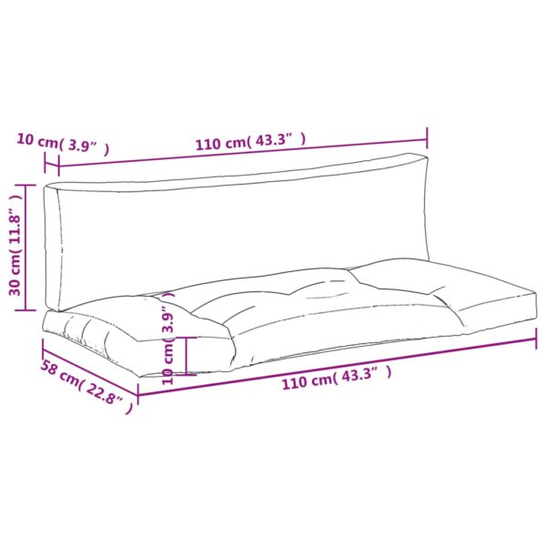 Jastuci za palete 2 kom tirkizna od tkanine Oxford Dom i vrt Naručite namještaj na deko.hr 10