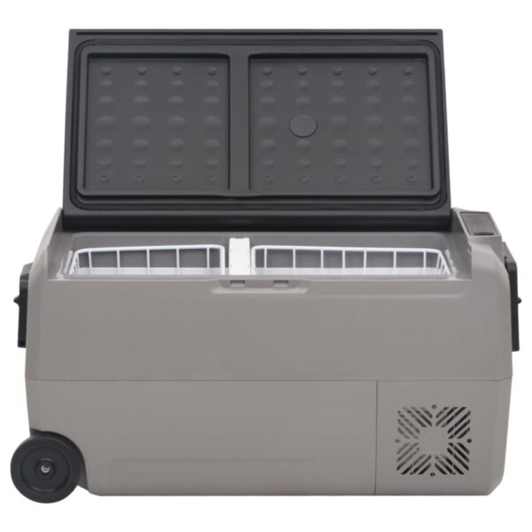 Prijenosni hladnjak s kotačima i adapterom crno-sivi 60 L PP/PE Dom i vrt Naručite namještaj na deko.hr 23