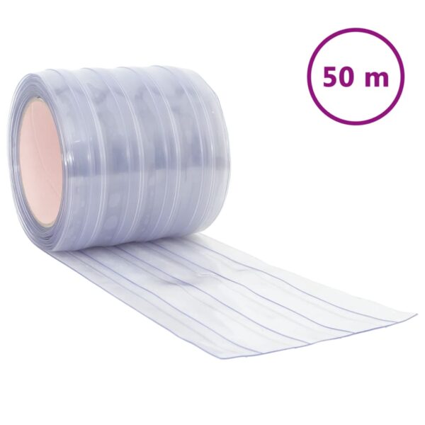 Prozirna zavjesa za vrata 200 mm x 1,6 mm 50 m PVC Dom i vrt Naručite namještaj na deko.hr 2