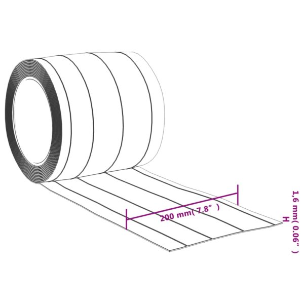 Prozirna zavjesa za vrata 200 mm x 1,6 mm 50 m PVC Dom i vrt Naručite namještaj na deko.hr 7