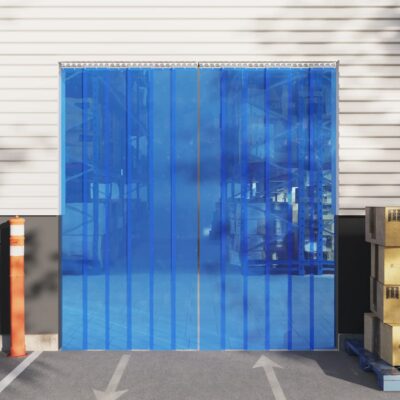 Zavjesa za vrata plava 200 mm x 1,6 mm 25 m PVC Dom i vrt Naručite namještaj na deko.hr
